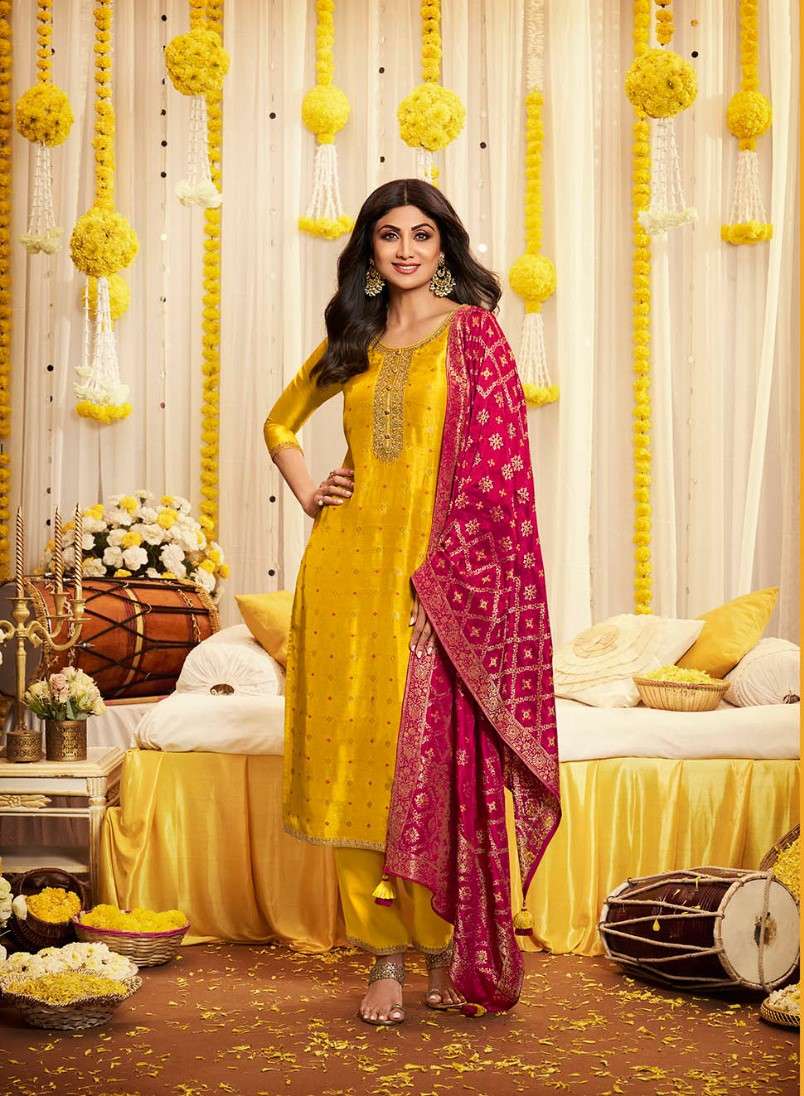 VATSAM PRESENTS  NEW CATALOUGE HALDI COLLECTION _ SHILPA  DESIGN NO. 1234