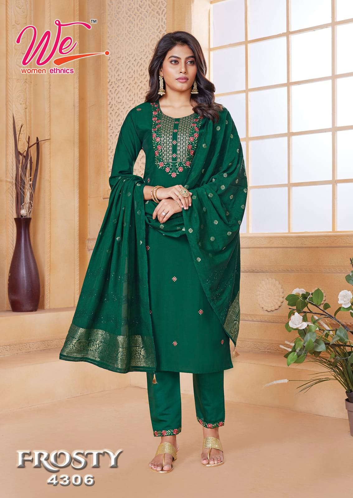 WE WOMEN ETHNICS LAUNCH NEW KURTI,PANT&DUPATTA CATLOUG FROSTY
