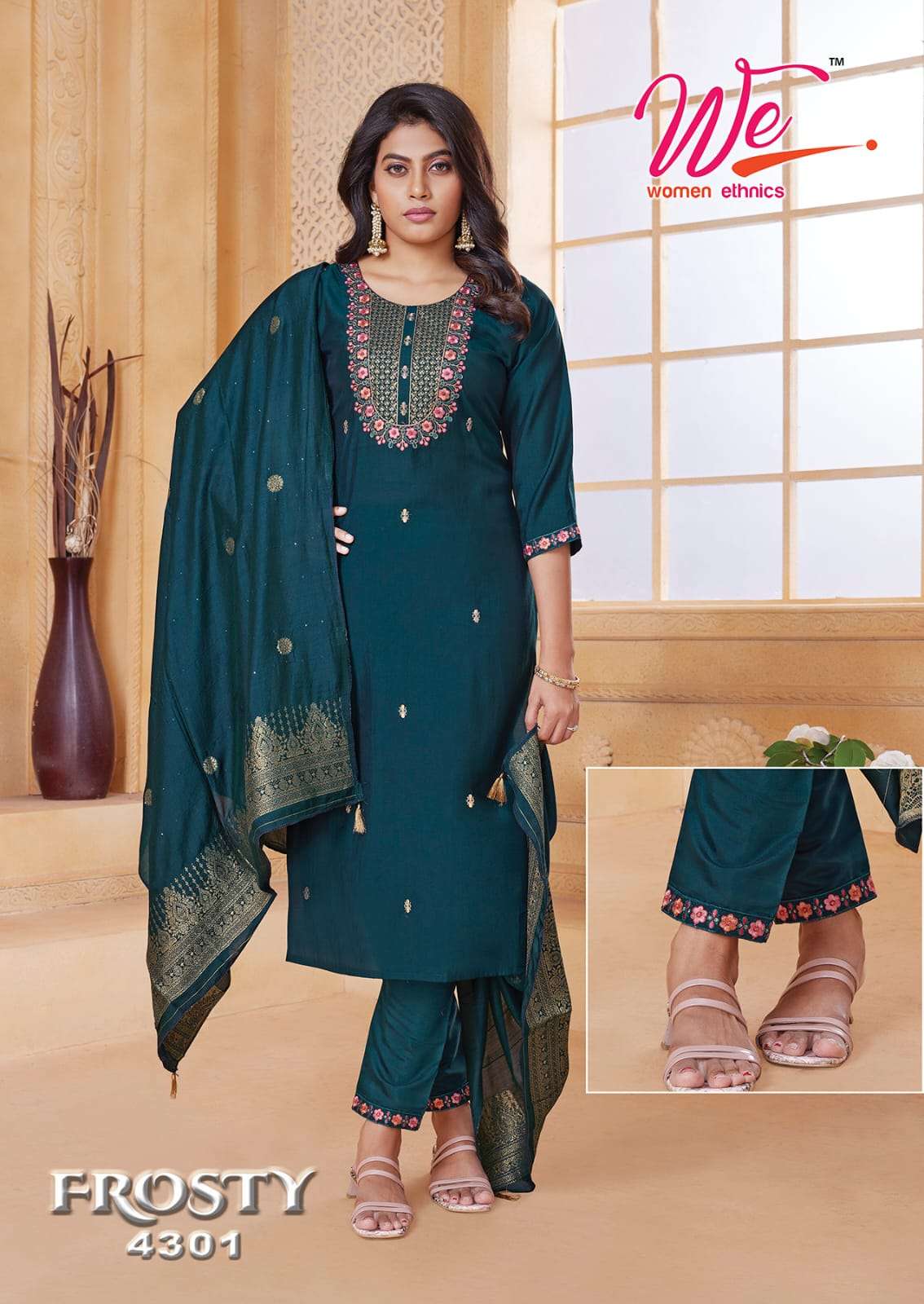 WE WOMEN ETHNICS LAUNCH NEW KURTI,PANT&DUPATTA CATLOUG FROSTY