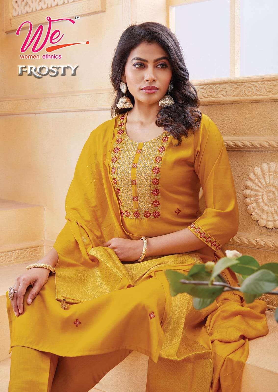 WE WOMEN ETHNICS LAUNCH NEW KURTI,PANT&DUPATTA CATLOUG FROSTY