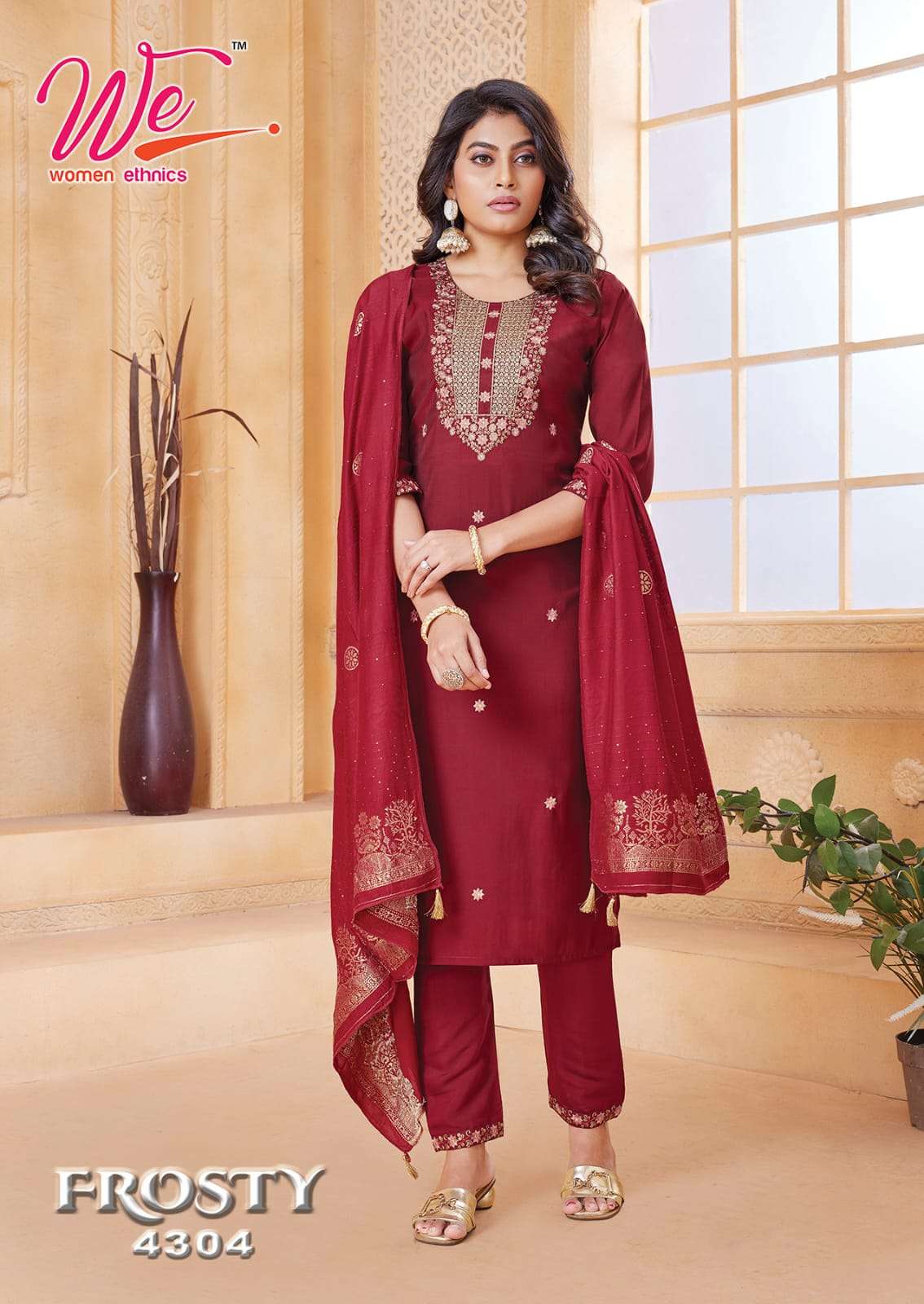 WE WOMEN ETHNICS LAUNCH NEW KURTI,PANT&DUPATTA CATLOUG FROSTY