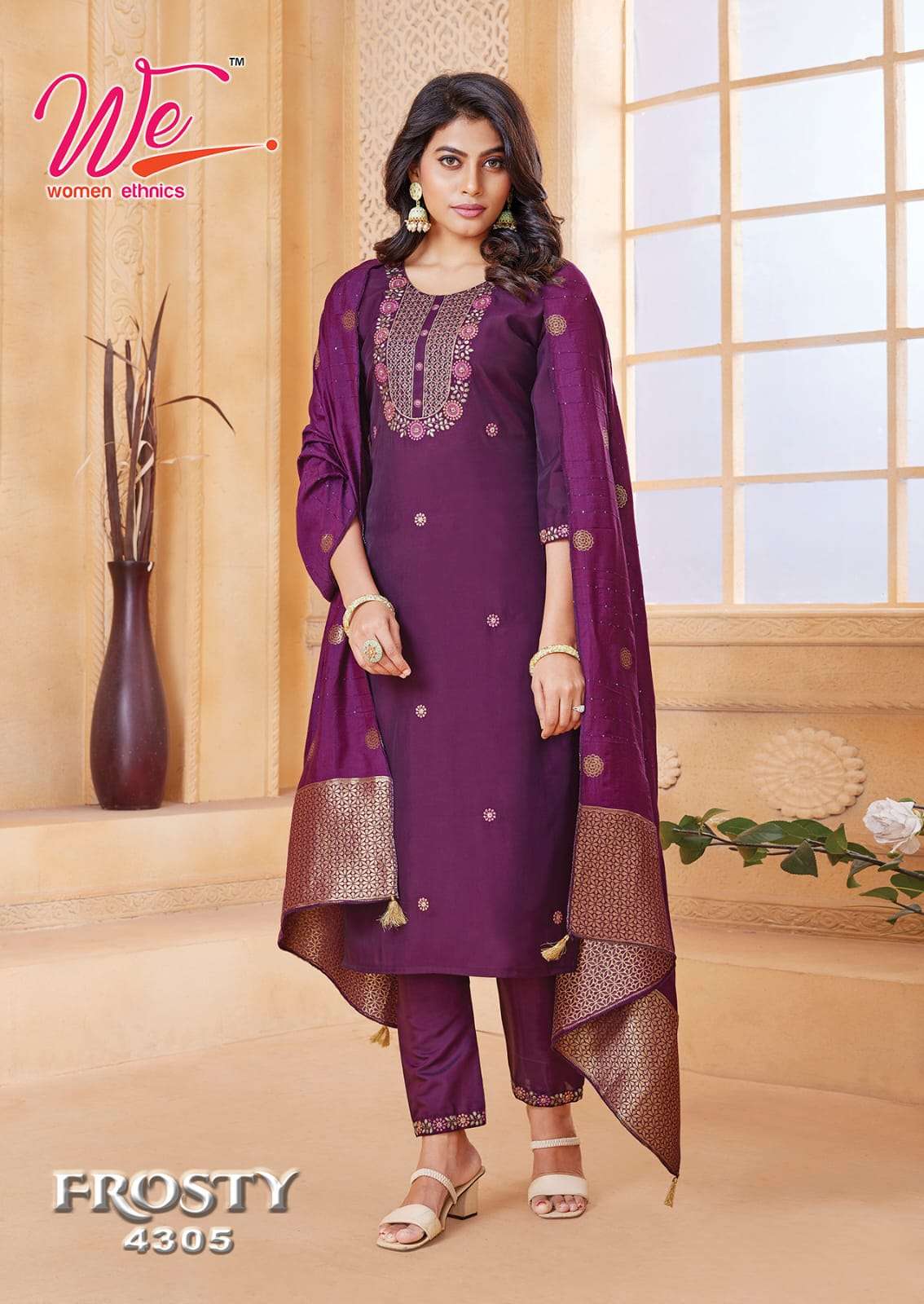 WE WOMEN ETHNICS LAUNCH NEW KURTI,PANT&DUPATTA CATLOUG FROSTY