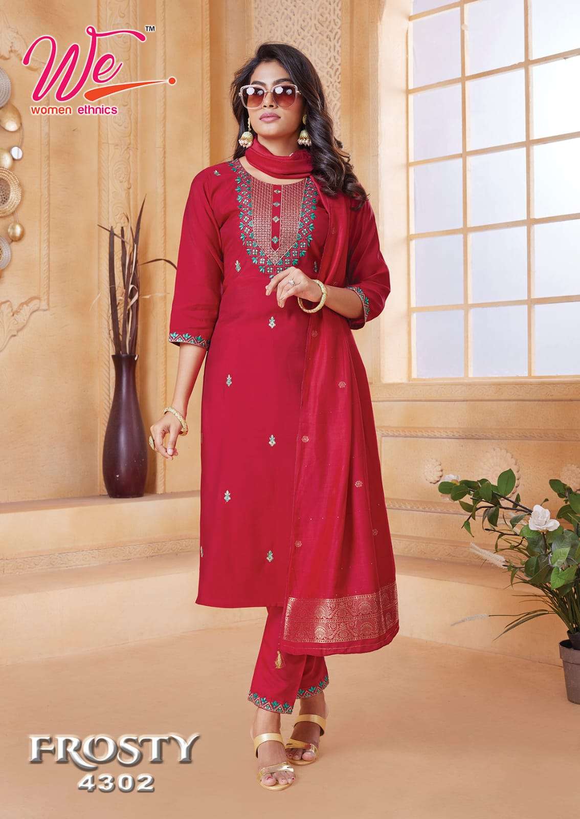 WE WOMEN ETHNICS LAUNCH NEW KURTI,PANT&DUPATTA CATLOUG FROSTY