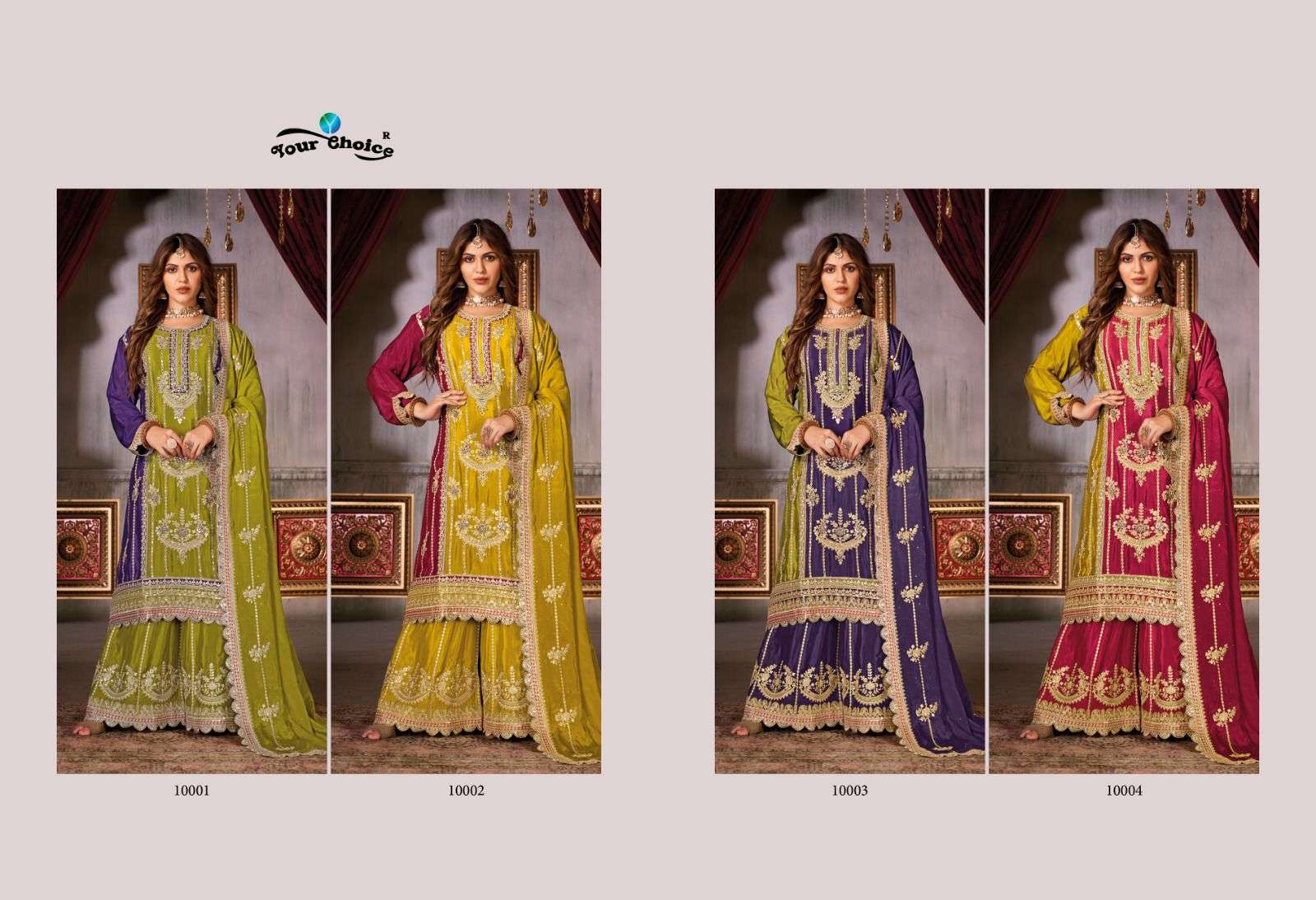 YOUR CHOCIE PRESENT NEW CONCEPT 3PCS SHARARA COLLECTION 