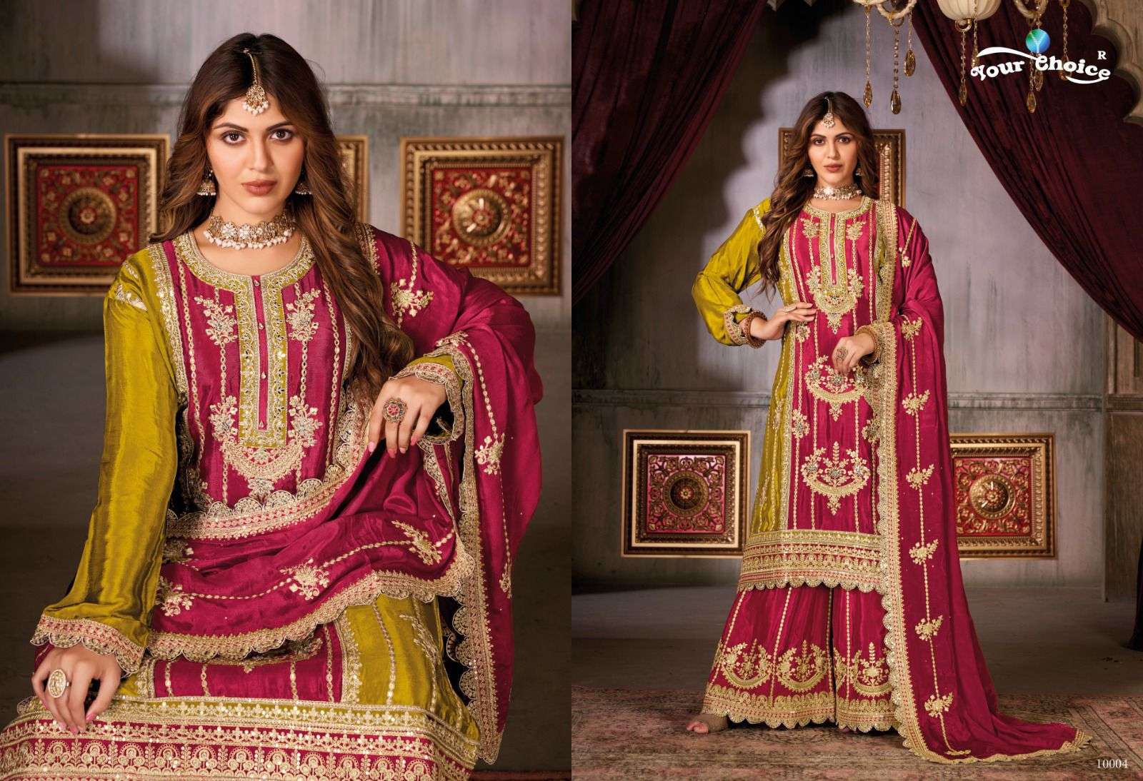 YOUR CHOCIE PRESENT NEW CONCEPT 3PCS SHARARA COLLECTION 