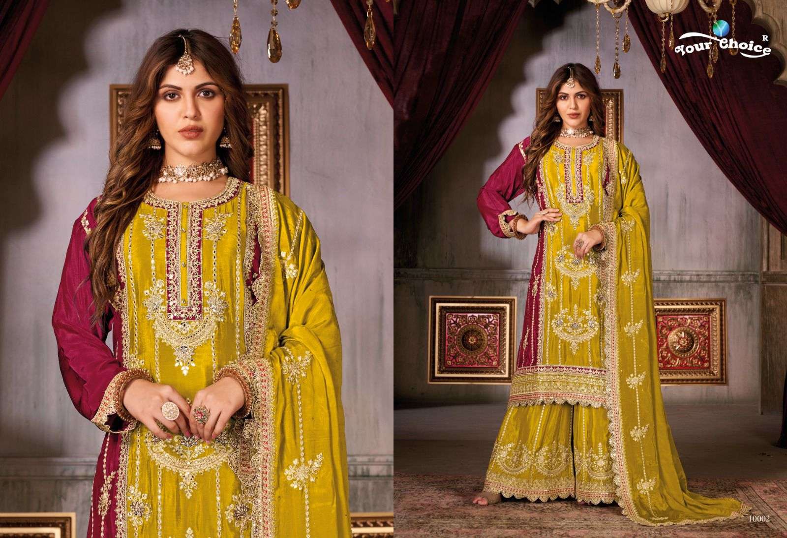 YOUR CHOCIE PRESENT NEW CONCEPT 3PCS SHARARA COLLECTION 