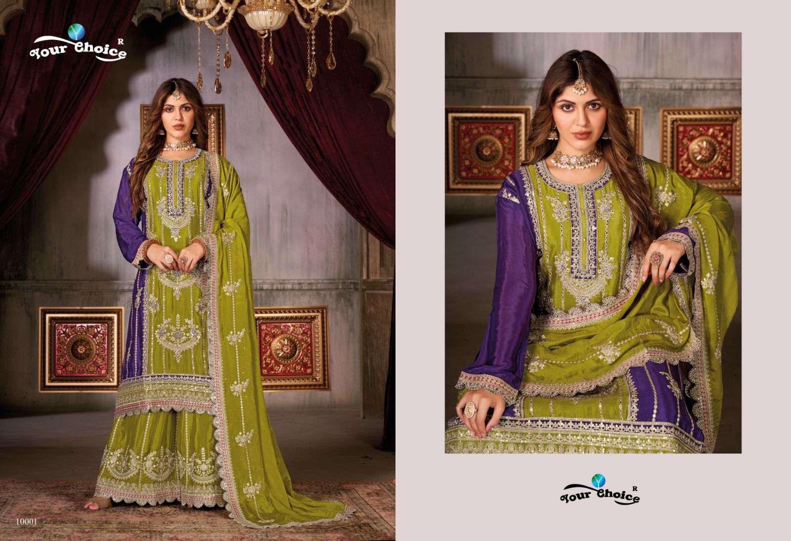 YOUR CHOCIE PRESENT NEW CONCEPT 3PCS SHARARA COLLECTION 