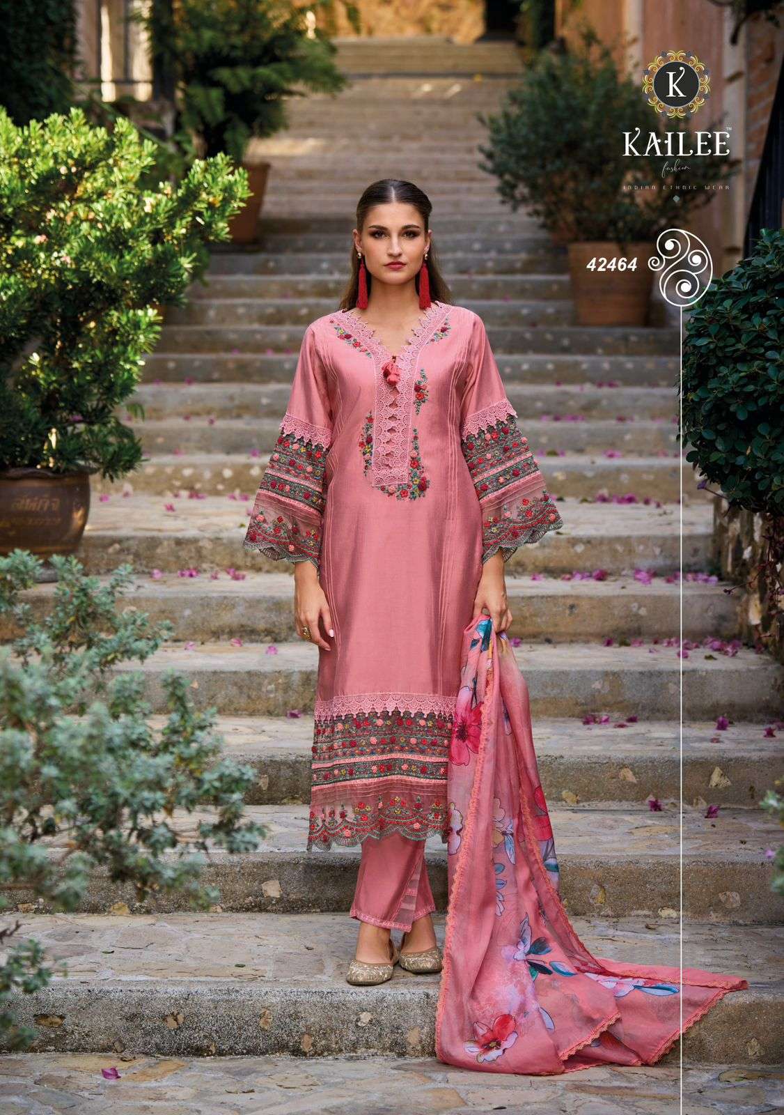  3PCS PAKISTANI CONCEPT, SANJ- E- SHRUNGAR CATALOUGE BY KAILEE FASHION DESIGN NO-42464