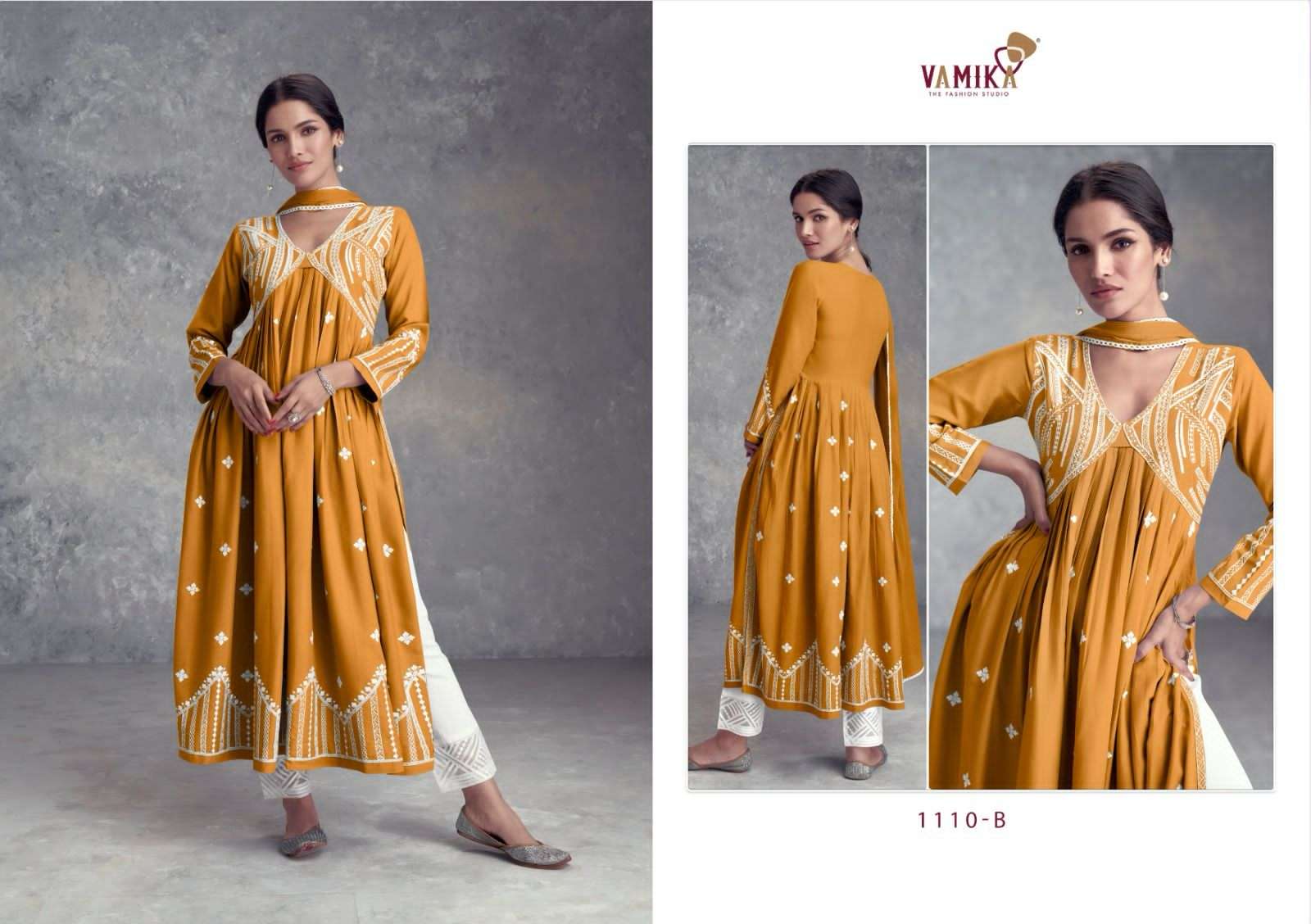 AADHIRA VOL-8 CATALOUGE TOP-BOTTOM-DUPATTA BY VAMIKA