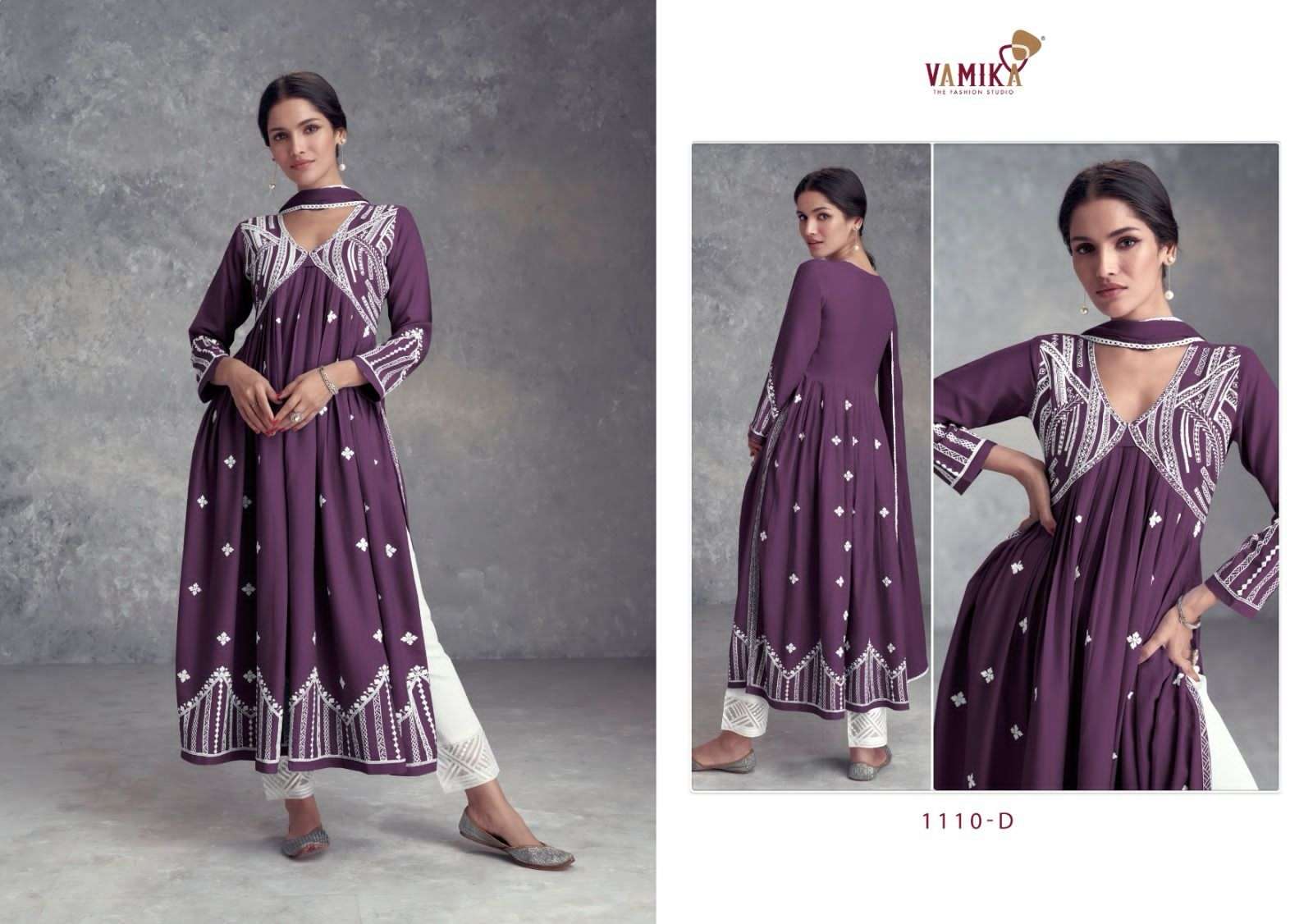 AADHIRA VOL-8 CATALOUGE TOP-BOTTOM-DUPATTA BY VAMIKA