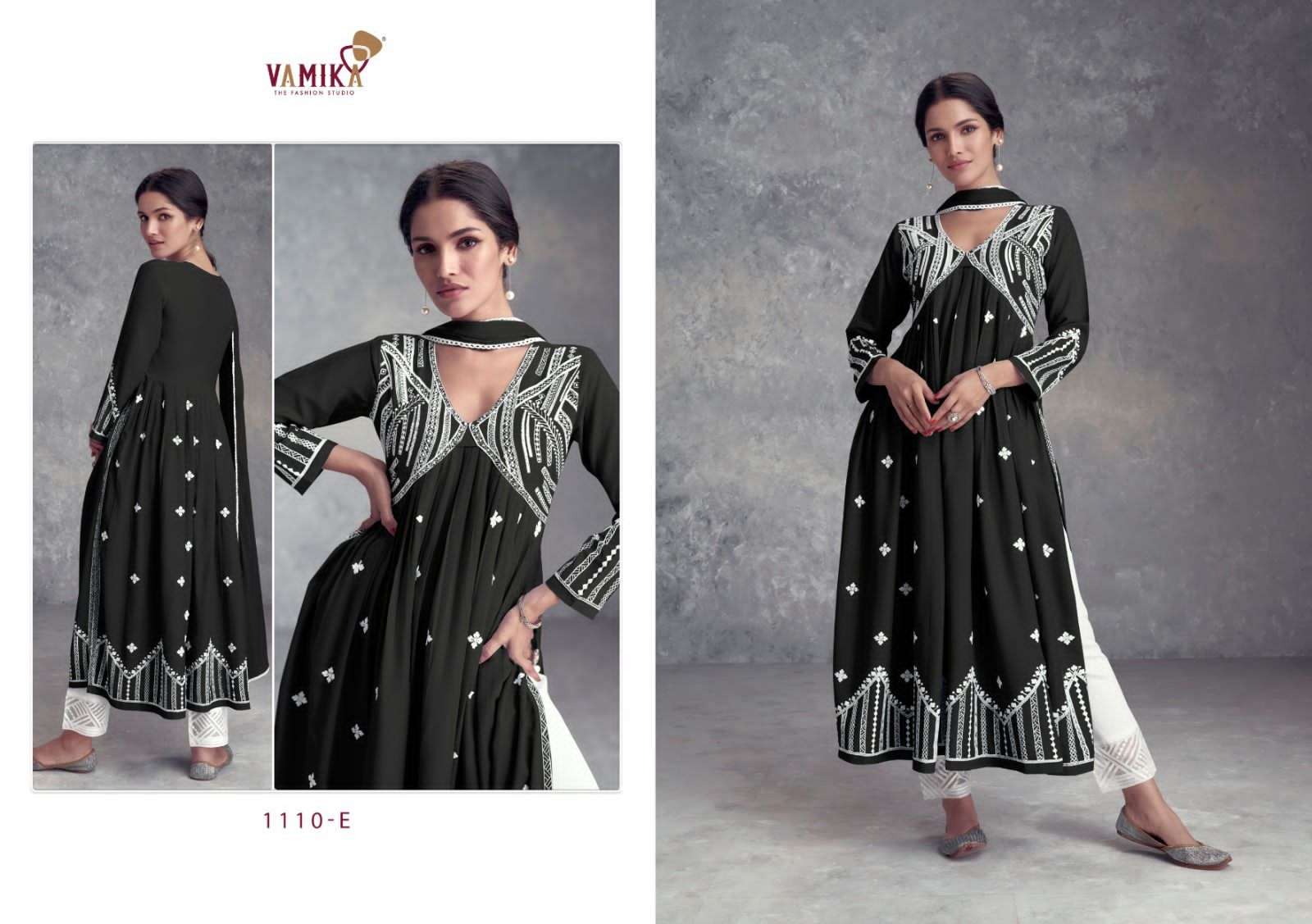 AADHIRA VOL-8 CATALOUGE TOP-BOTTOM-DUPATTA BY VAMIKA