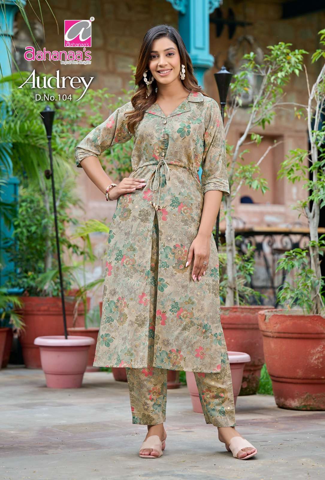 AAHANAA`S PRESENTS NEW CATALOUGE AUDREY DESIGN NO-104