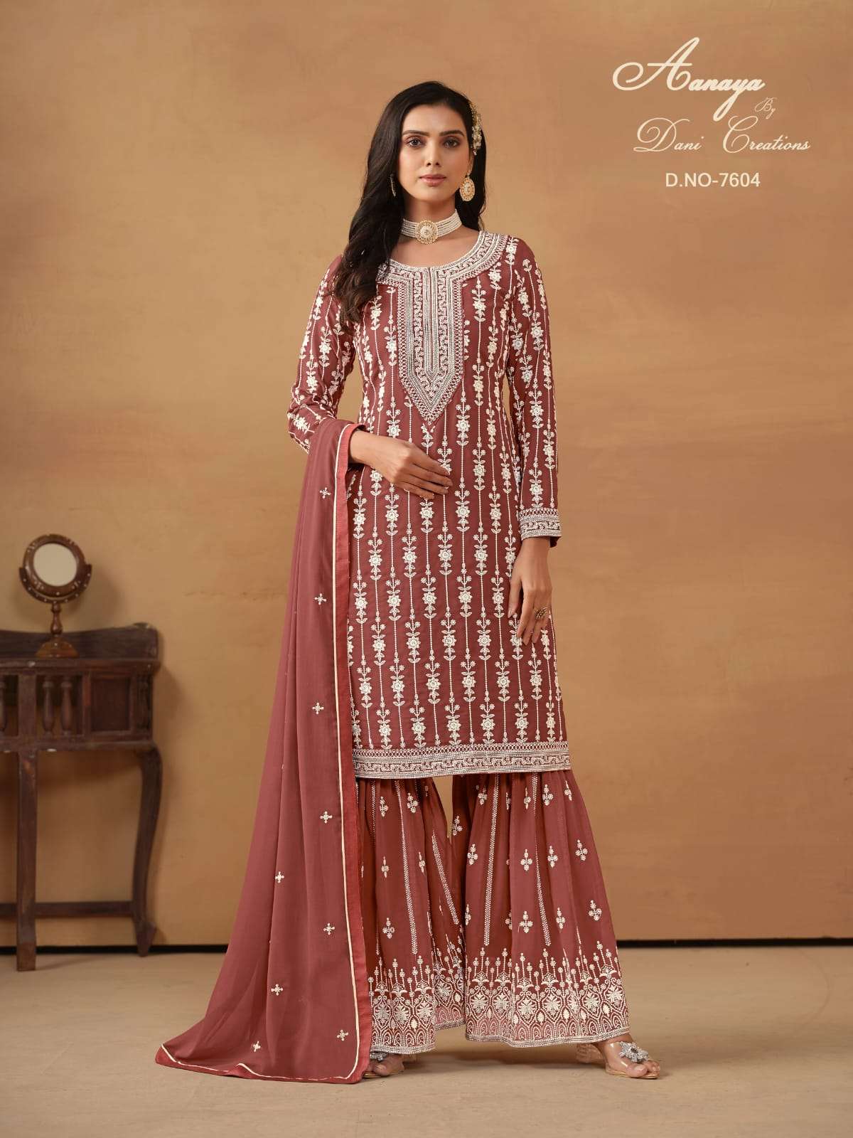 AANAYA PRESENTS NEW CATALOUGE  AANAYA VOL 176 DESIGN NO-7604