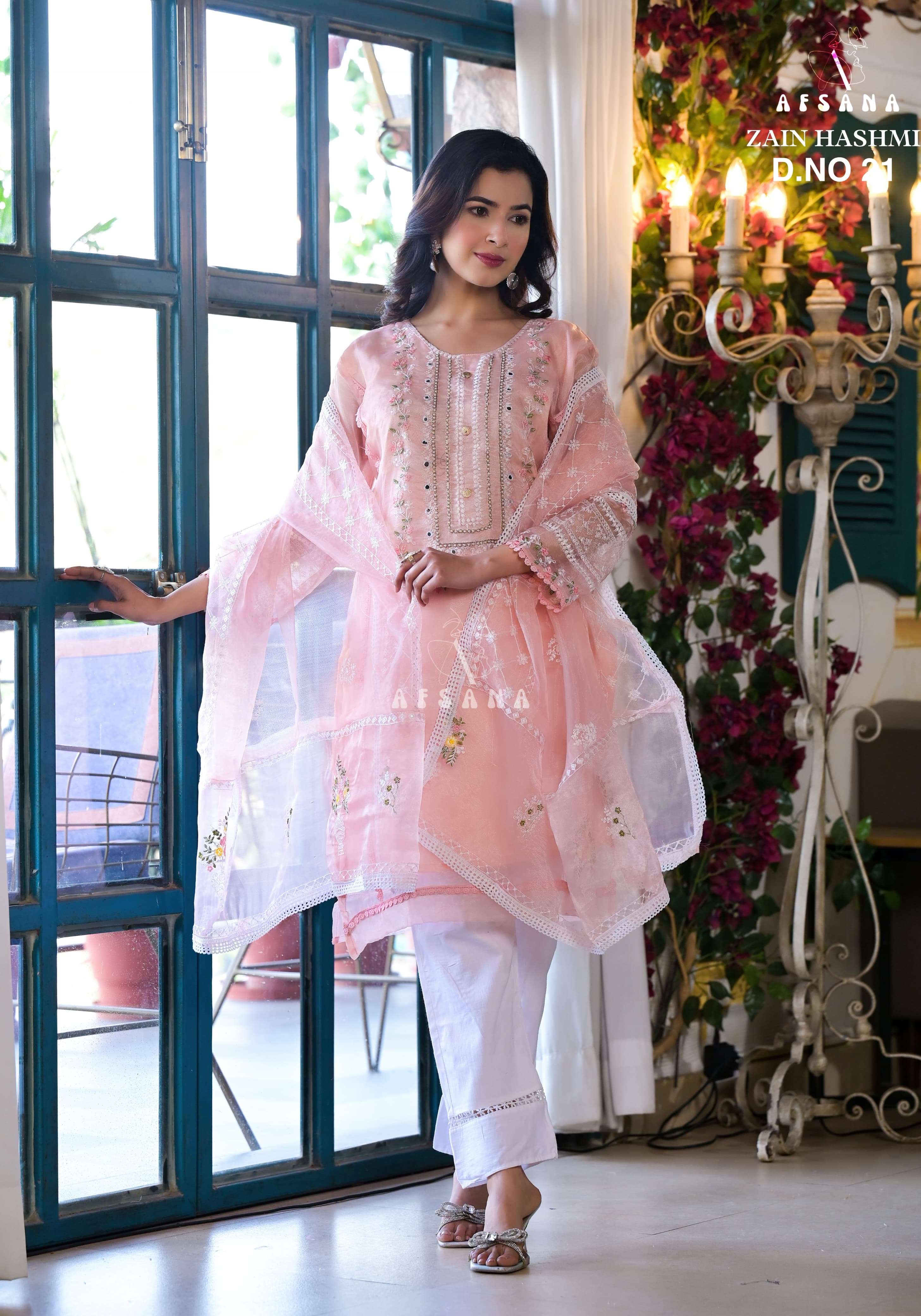 AFSANA LAUNCH  NEW CATALOUGE ZAIN HASHMI DN-21