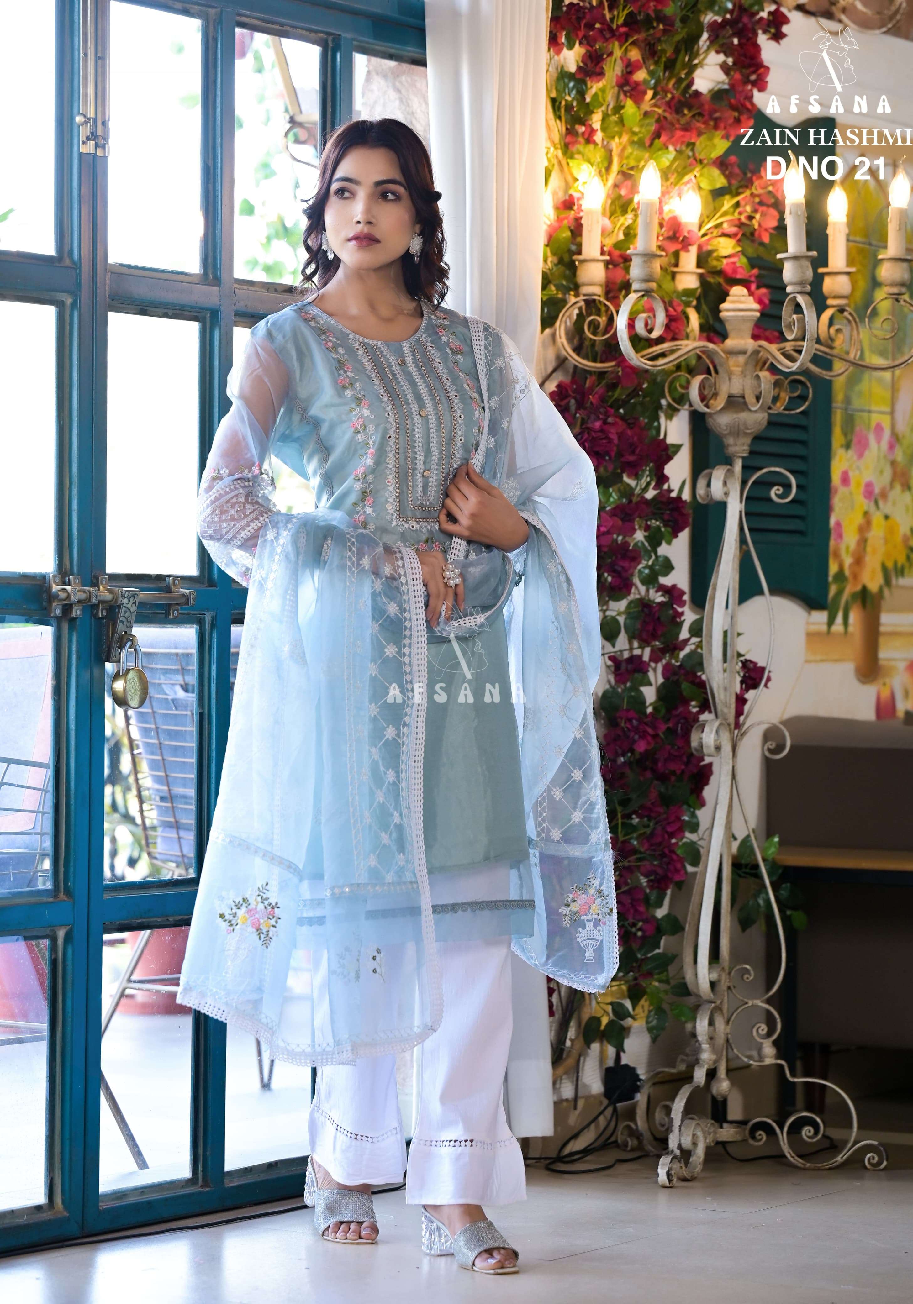 AFSANA LAUNCH  NEW CATALOUGE ZAIN HASHMI DN-21