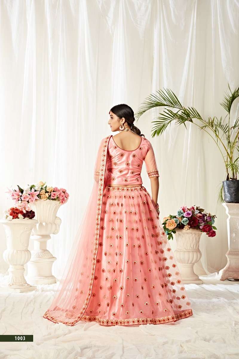AGNILEKHA–1003 PEACH COLOUR CATALOUGE BY TEXOFAB 