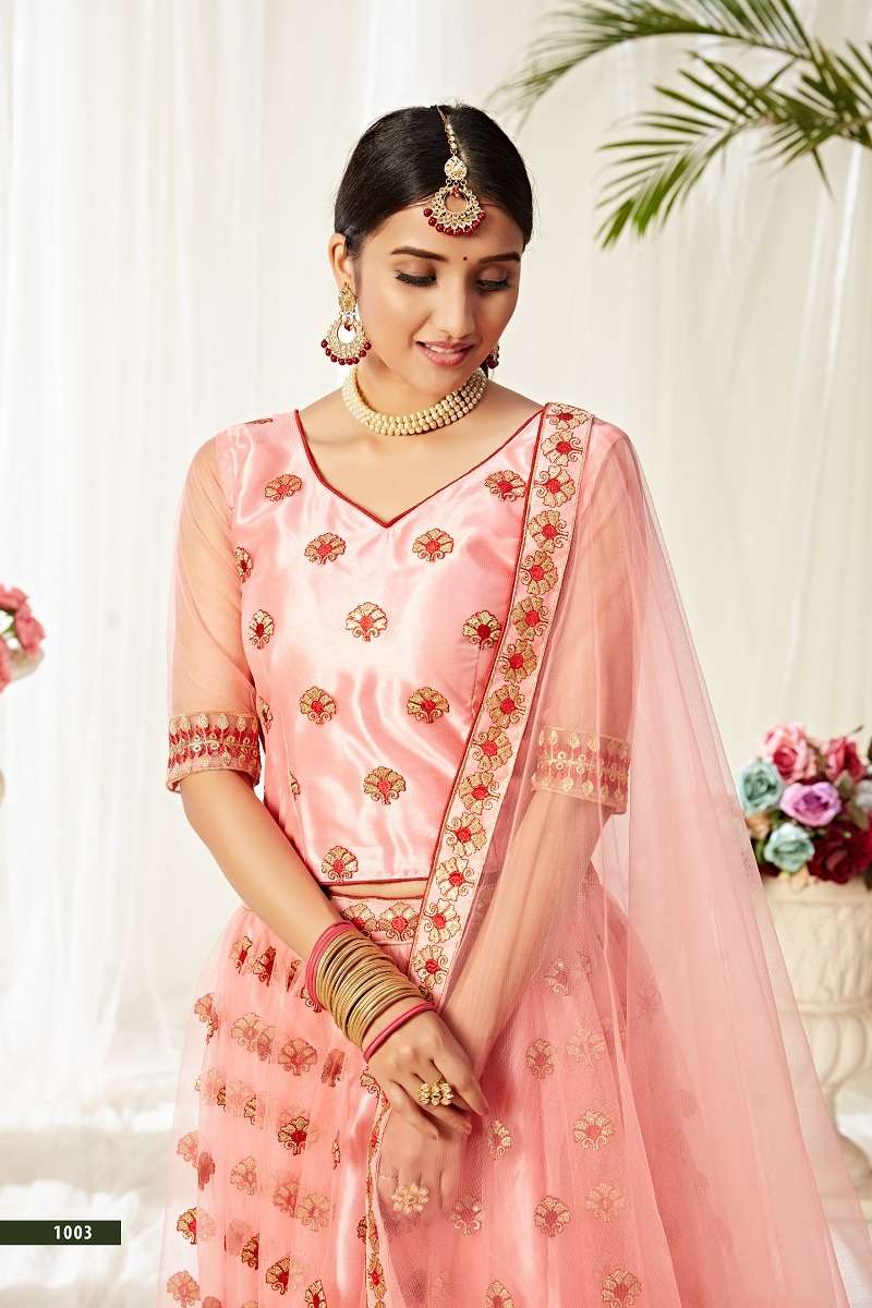 AGNILEKHA–1003 PEACH COLOUR CATALOUGE BY TEXOFAB 
