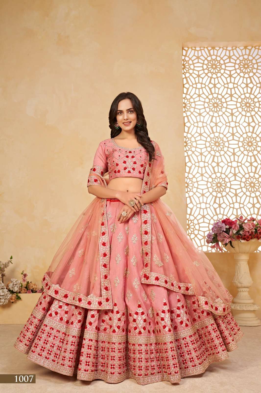 AGNILEKHA  VOL-2 CATALOUGE LIGHT PINK  COLOUR BY TEXOFAB 