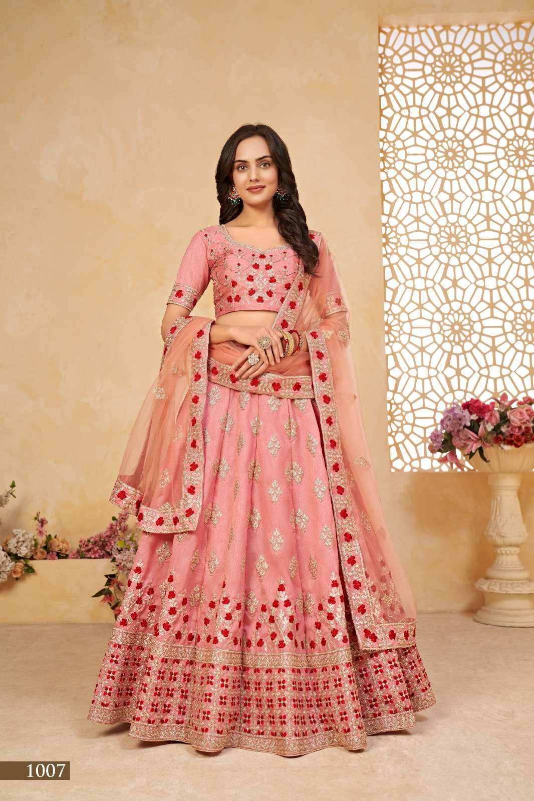 AGNILEKHA  VOL-2 CATALOUGE LIGHT PINK  COLOUR BY TEXOFAB 