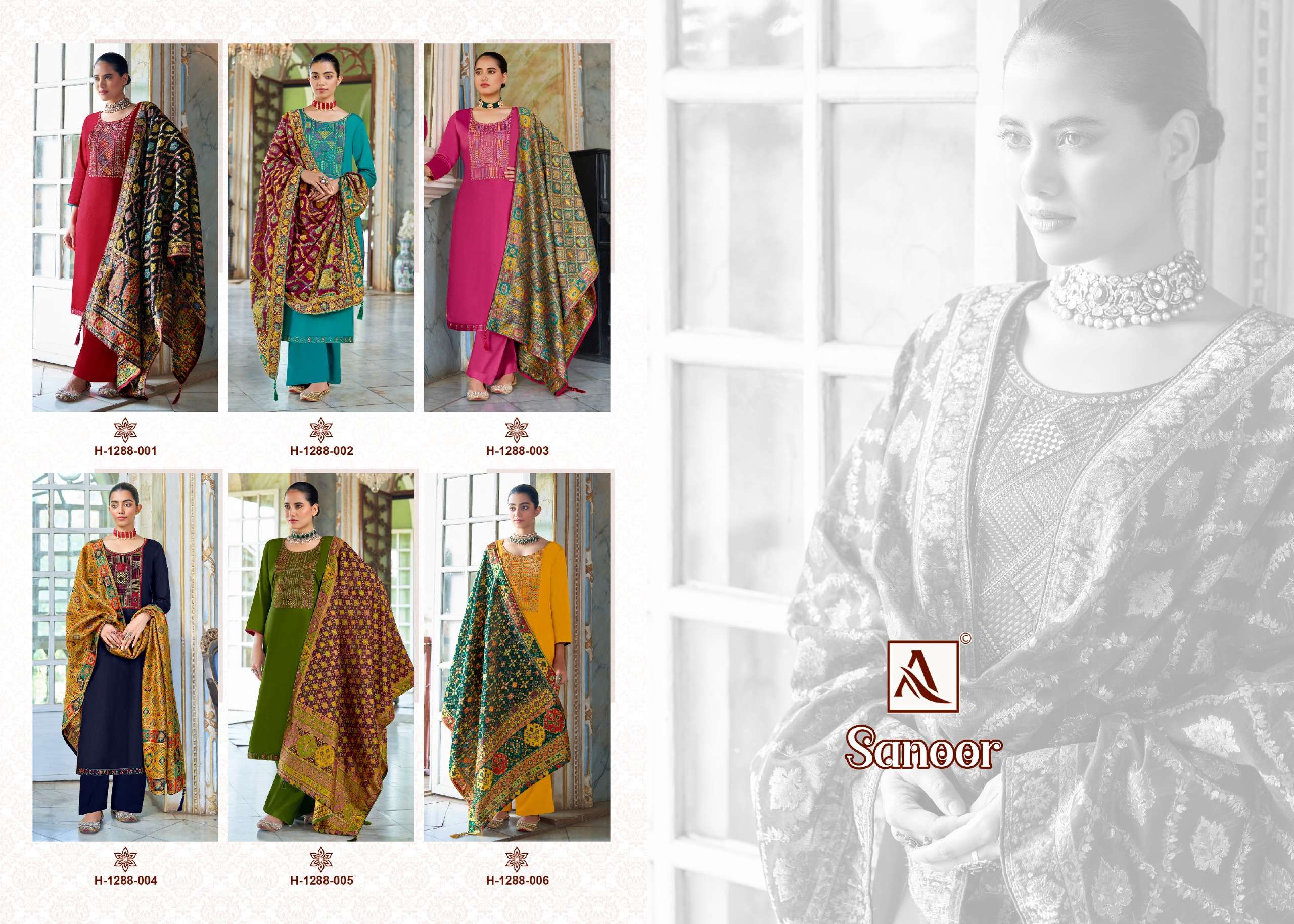 ALOK SUIT PRESENTS NEWSTYLISH CATALOUGE SANOOR 