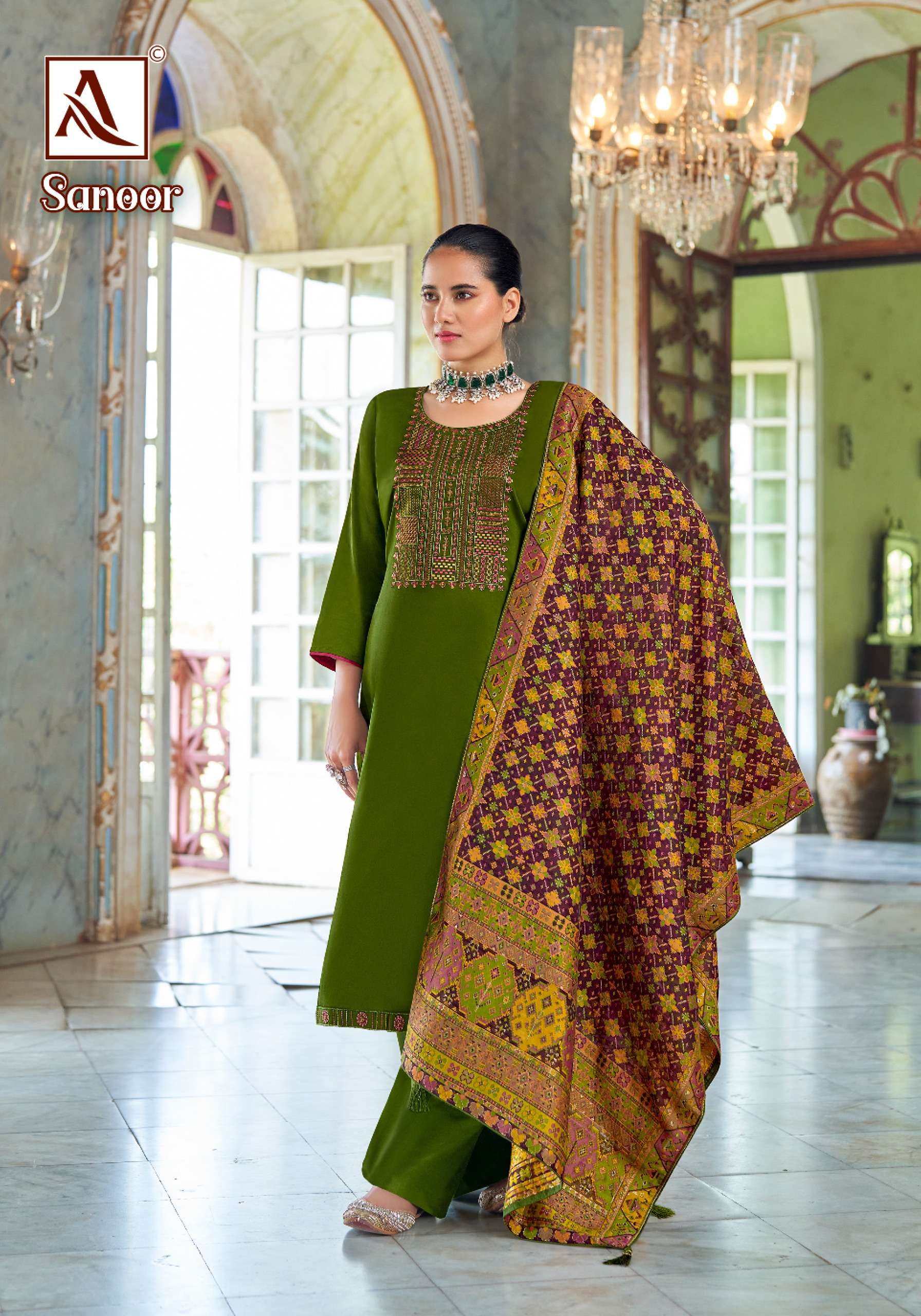 ALOK SUIT PRESENTS NEWSTYLISH CATALOUGE SANOOR 