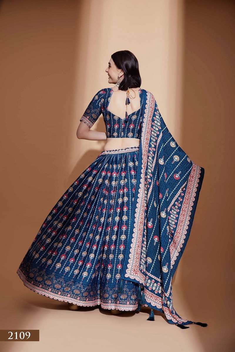 AMORA VOL-1 CATALOUGE BLUE COLOUR BY LUCACCI DESIGNER 