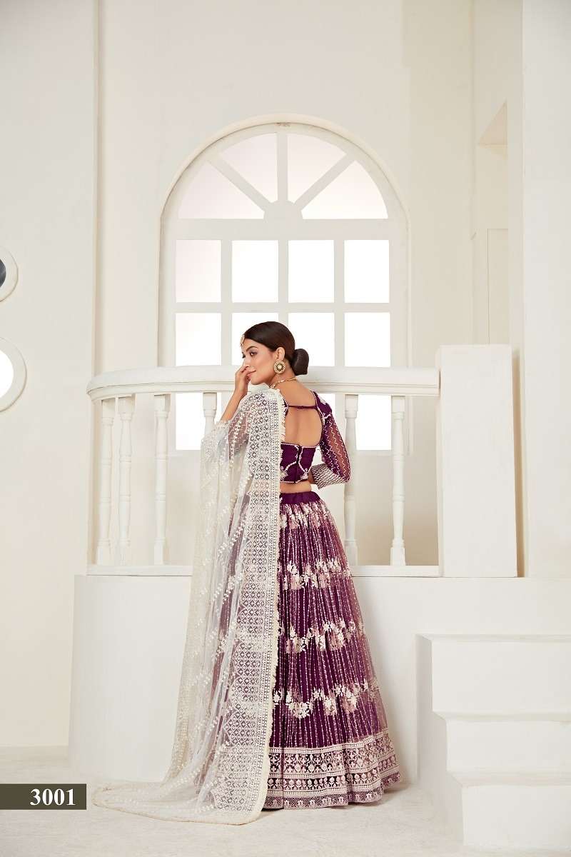 AMRITA  VOL - 1 CATALOUGE WINE COLOUR BY LUCACCI DESIGNER 