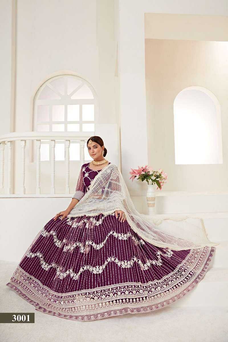 AMRITA  VOL - 1 CATALOUGE WINE COLOUR BY LUCACCI DESIGNER 