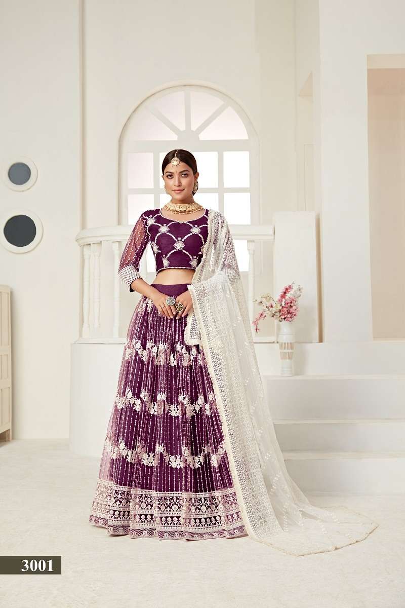 AMRITA  VOL - 1 CATALOUGE WINE COLOUR BY LUCACCI DESIGNER 