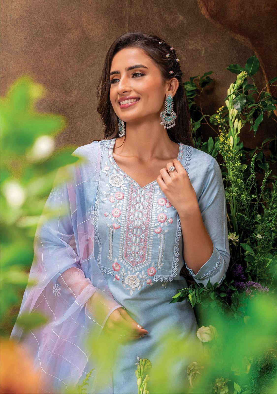 ANJU FABRIC LAUNCH NEW CATALOUGE CHANDANI VOL-2 