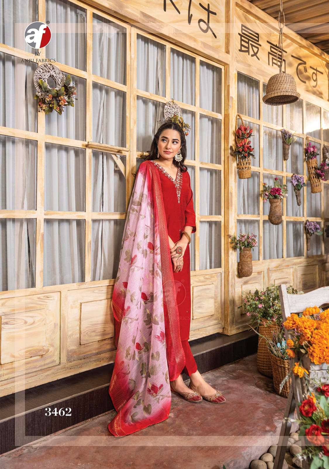 ANJU FABRIC LAUNCH NEW CATALOUGE SHARARAT VOL-5