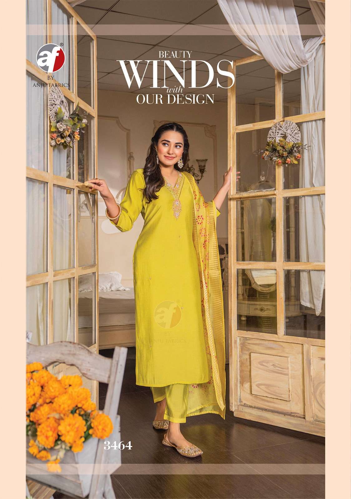 ANJU FABRIC LAUNCH NEW CATALOUGE SHARARAT VOL-5