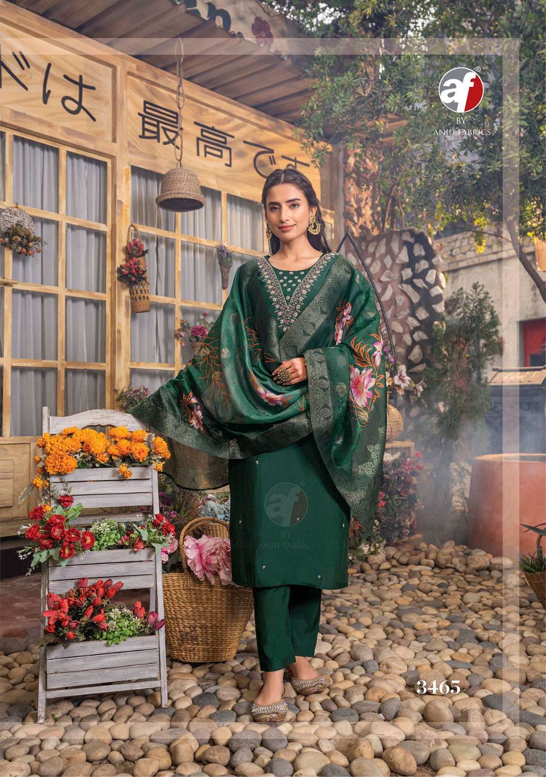 ANJU FABRIC LAUNCH NEW CATALOUGE SHARARAT VOL-5