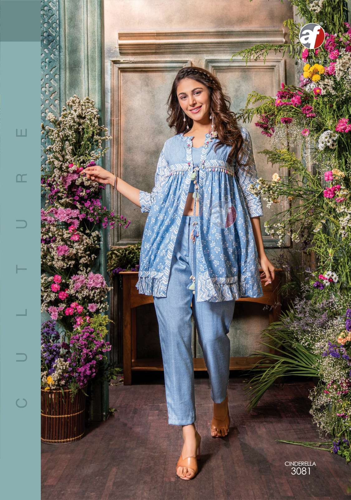 ANJU FABRIC PRESENTS NEW CATALOUGE CINDERELLA VOL-3 DESIGN-3081