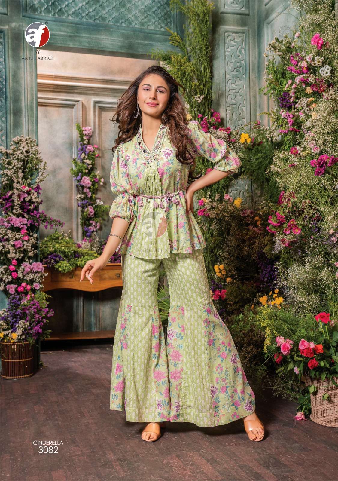 ANJU FABRIC PRESENTS NEW CATALOUGE CINDERELLA VOL-3 DESIGN-3082