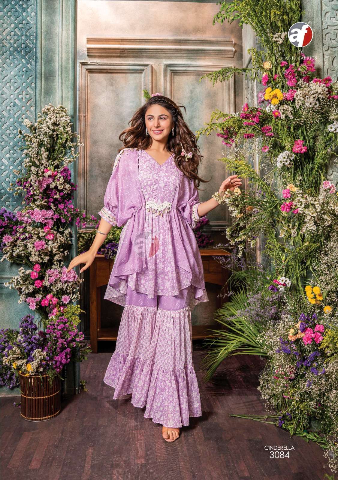 ANJU FABRIC PRESENTS NEW CATALOUGE CINDERELLA VOL-3 DESIGN-3084