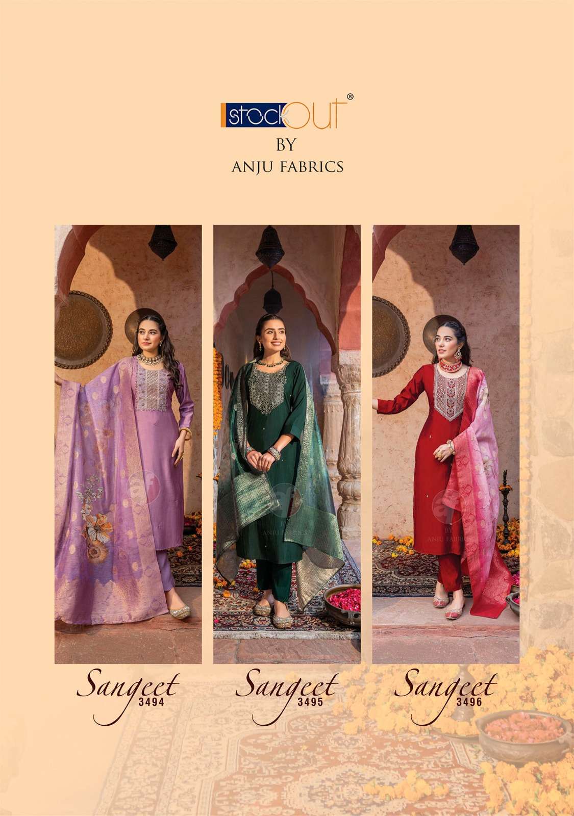 ANJU FABRIC PRESENTS NEW CATALOUGE SANGEET VOL-5 