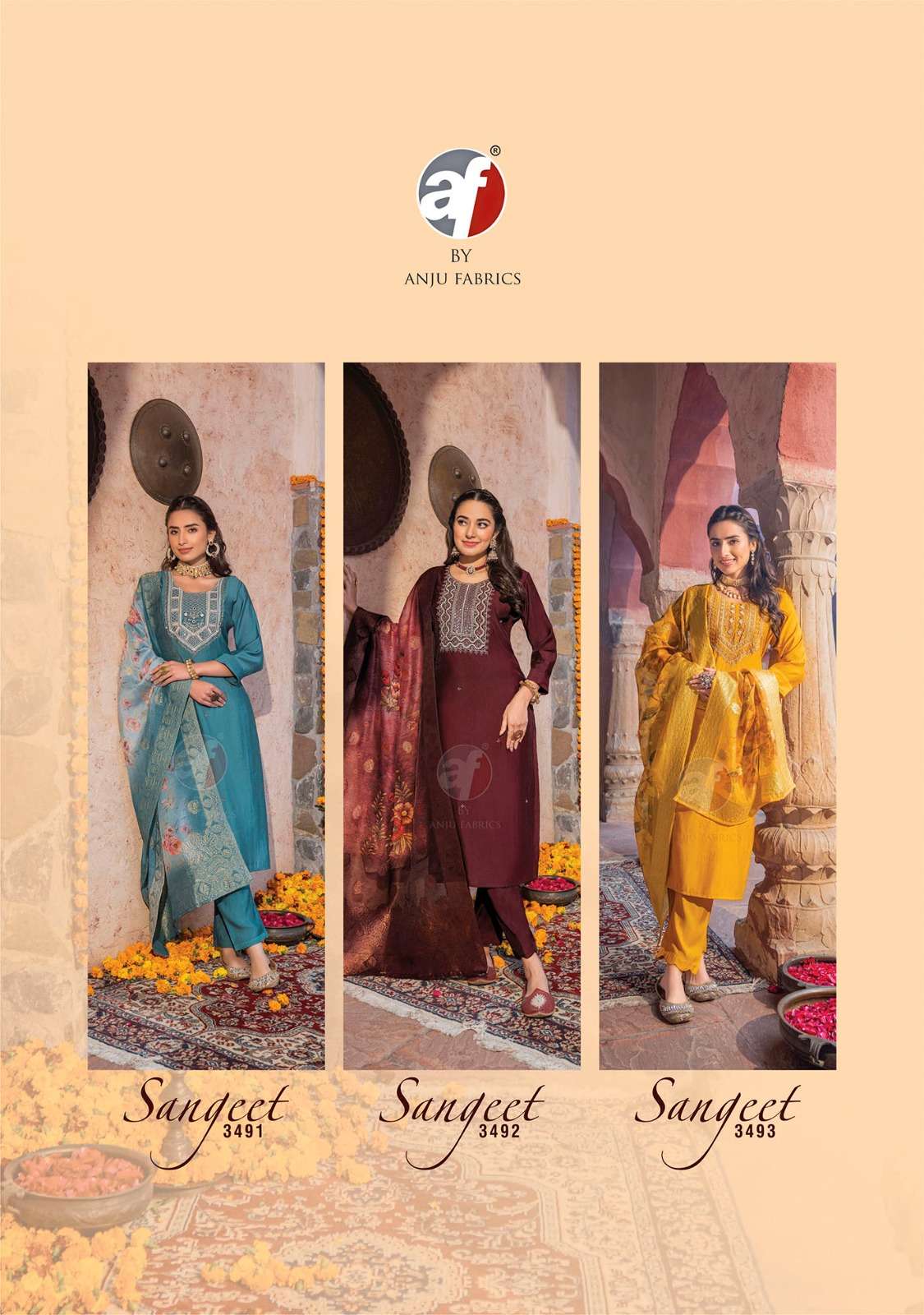 ANJU FABRIC PRESENTS NEW CATALOUGE SANGEET VOL-5 