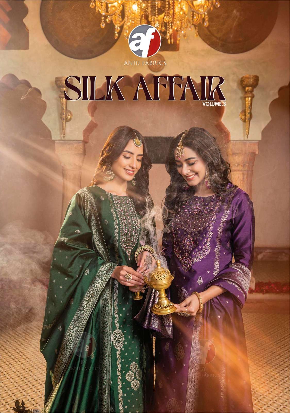 ANJU FABRIC PRESENTS NEW CATALOUGE SILK AFFAIR VOL-3