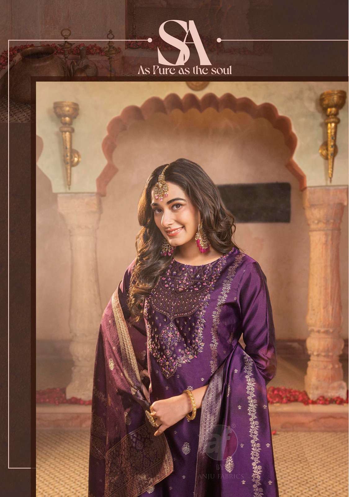 ANJU FABRIC PRESENTS NEW CATALOUGE SILK AFFAIR VOL-3