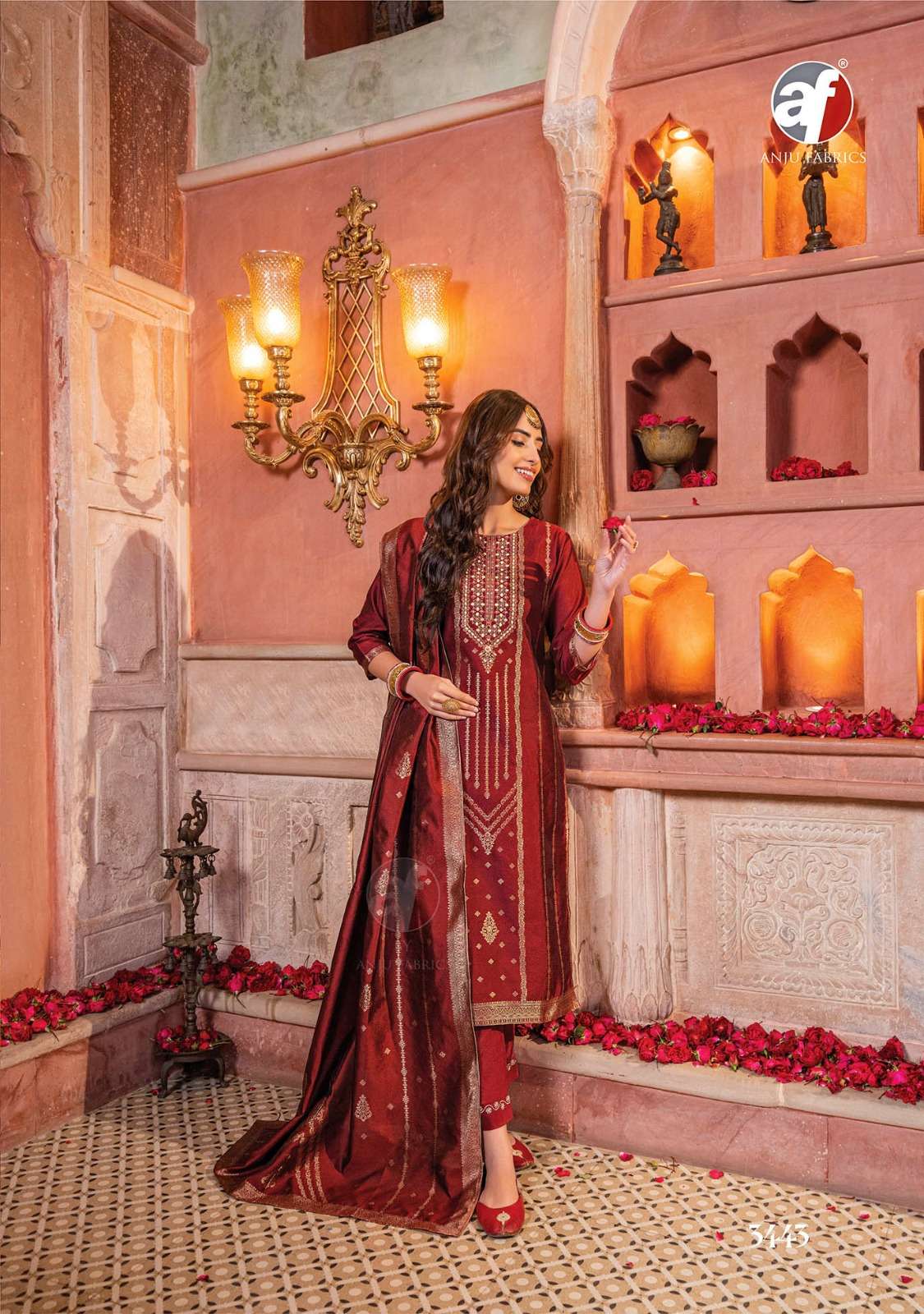 ANJU FABRIC PRESENTS NEW CATALOUGE SILK AFFAIR VOL-3