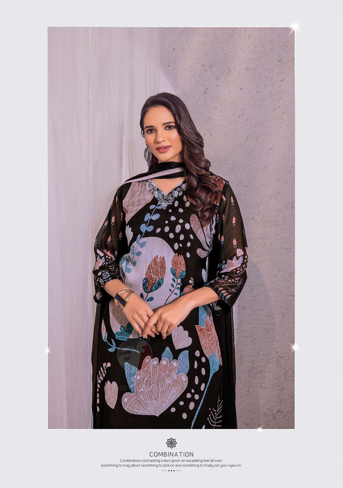 ANJU FABRICS PRESENTS NEW CATALOUGE NAZAR VOL-6 