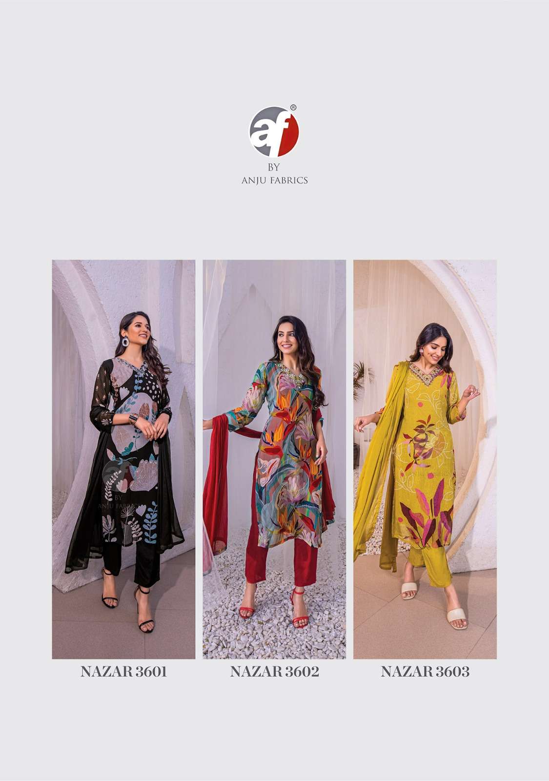 ANJU FABRICS PRESENTS NEW CATALOUGE NAZAR VOL-6 