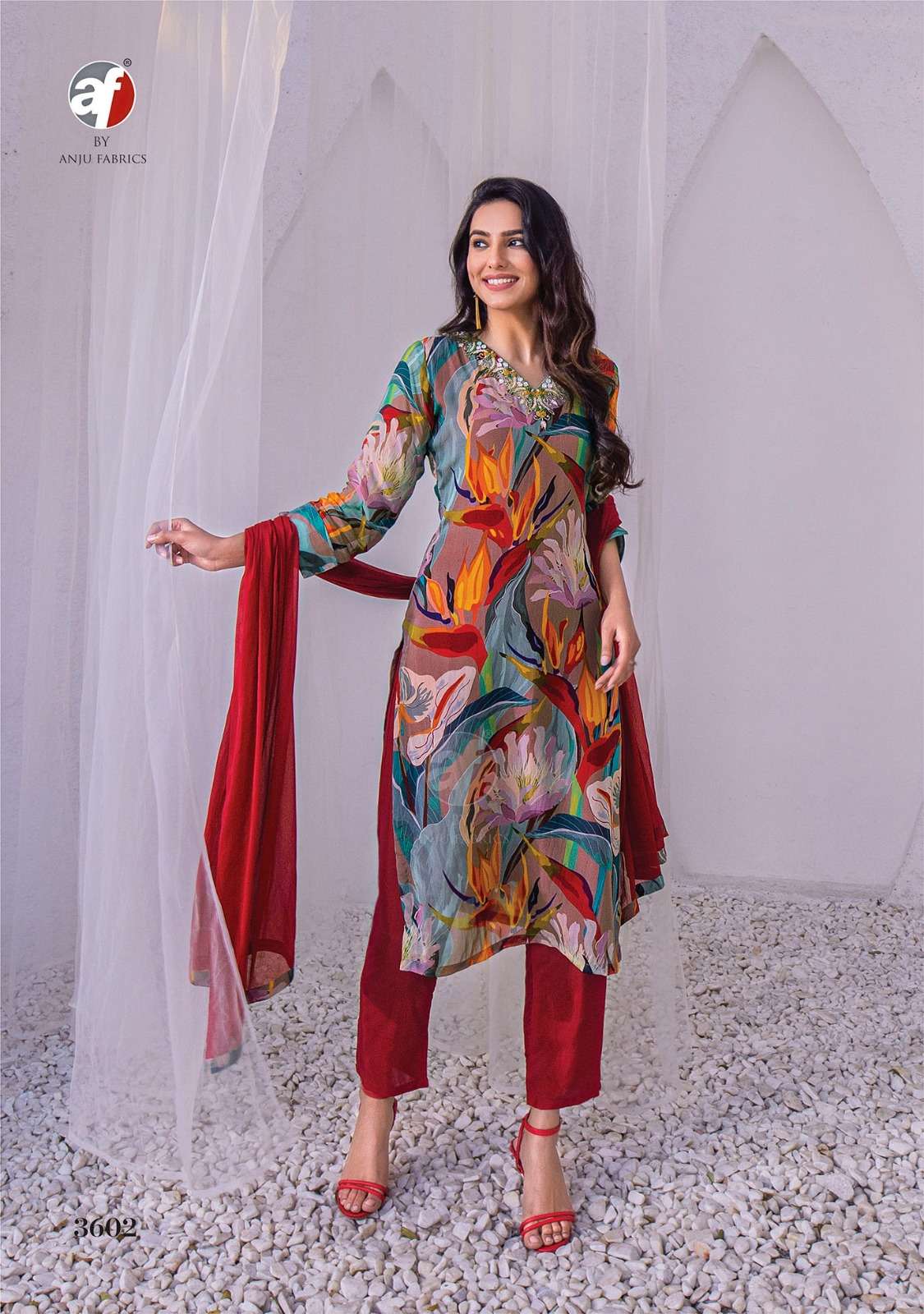 ANJU FABRICS PRESENTS NEW CATALOUGE NAZAR VOL-6 