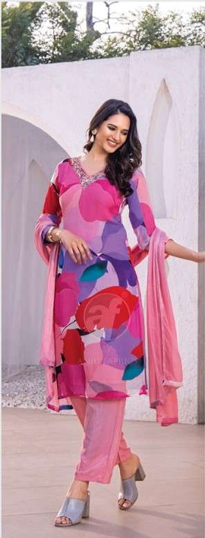 ANJU FABRICS PRESENTS NEW CATALOUGE NAZAR VOL-6 DESIGN NO-3604