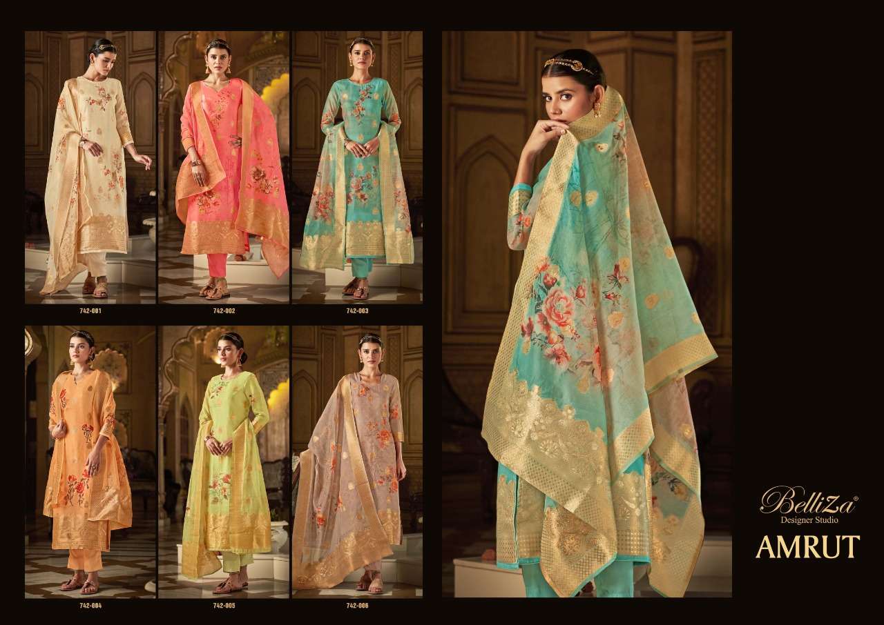 BELLIZA DESIGNER PRESENTS NEW CATALOUGE AMRUT 