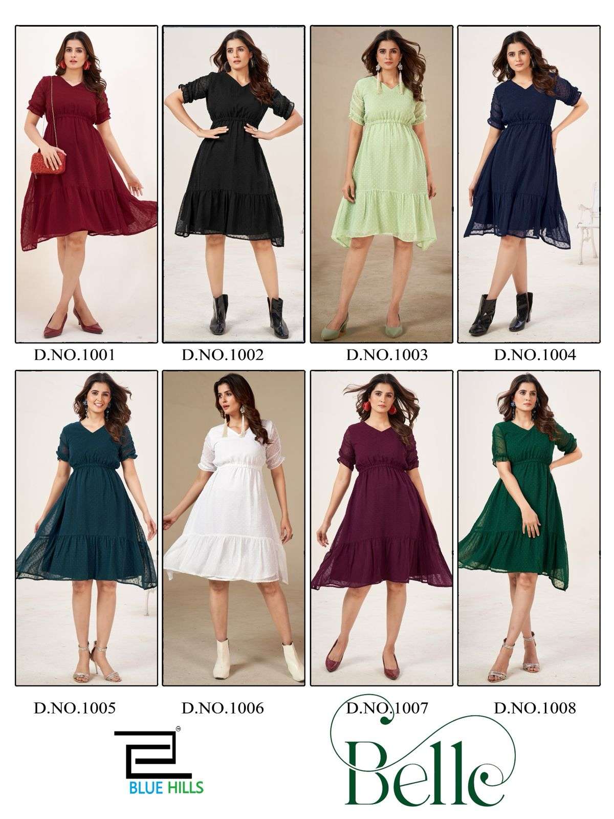 BLUE HILLS _ PRESENT FANCY TUNICS ||  CATALOUG BELLE