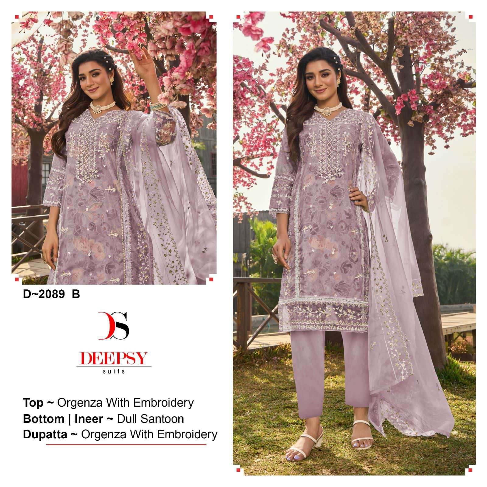 DEEPSY SUITS LAUNCH NEW CATALOUGE D.NO:-  2089 