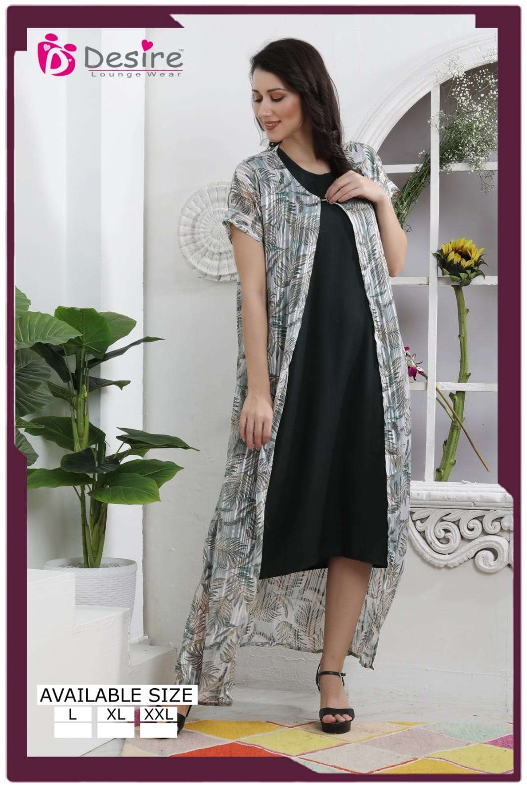 DESIRE PRESENTS NEW NIGHT WEAR NIGHTY DESIGN NO-111