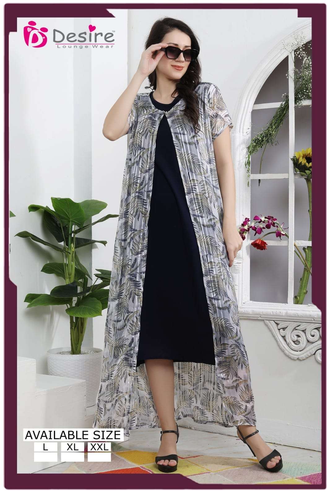 DESIRE PRESENTS NEW NIGHT WEAR NIGHTY DESIGN NO-114